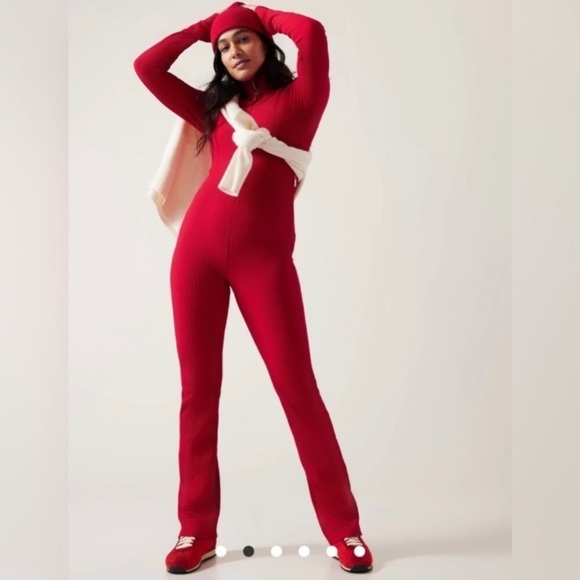 NWT! Athleta Tropical Red Keys Goddess Bodysuit - Multiple Sizes🌀 - Picture 3 of 7